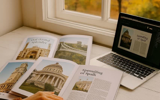 صفحه آرایی مجله انجام بدم