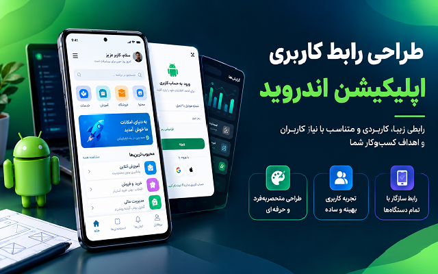طراحی و توسعه اپلیکیشن اندروید و وباپلیکیشن اختصاصی