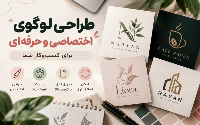 لوگوی اختصاصی شما رو طراحی کنم