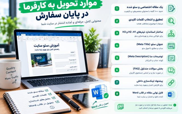 برای سایت شما مقاله سئو شده تولید کنم