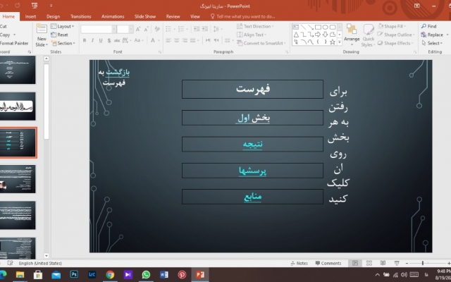 پاور پوینت با قالب های بسیار زیبا و جذاب براتون درست کنم