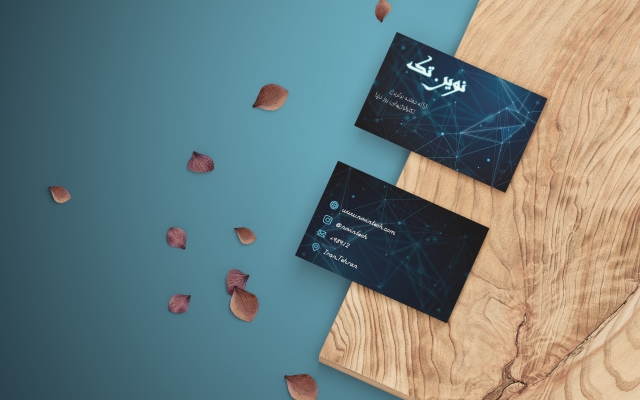 کارت ویزیت منحصر به فرد شما رو طراحی کنم