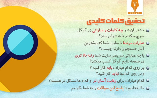 برای سایت شما تحقیق کلمات و عبارات کلیدی انجام بدم