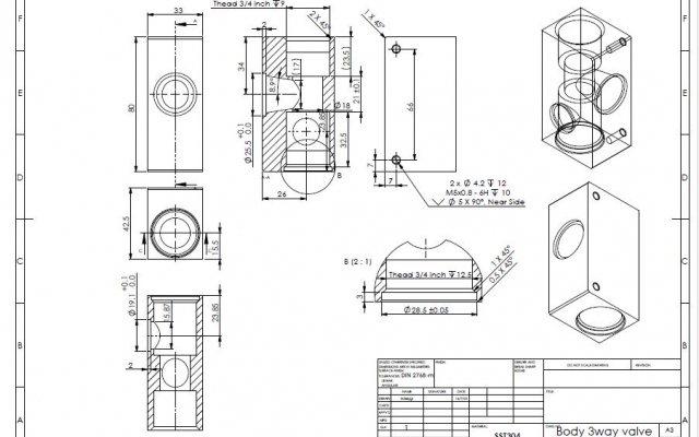 طراحی قطعات صنعتی و مدل های 3D در نرم افزار solidworks انجام دهم.