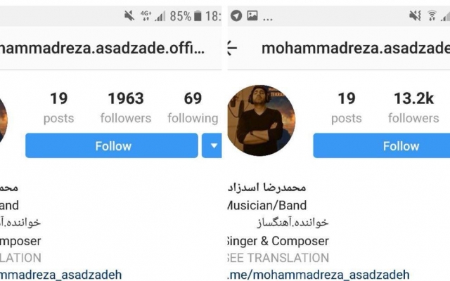 برای پیج اینستاگرام شما فالوور  بزنم