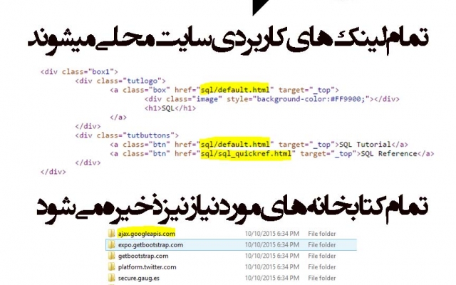 یه سایت رو آفلاین و با حجم کم تحویل شما بدم