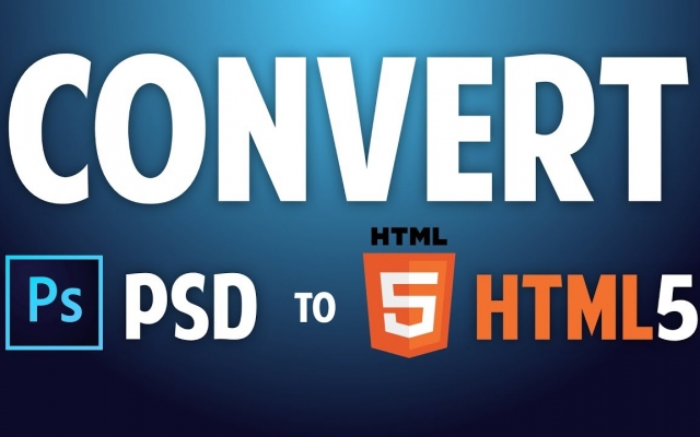 فایل psd شما رو به صفحه وب با فرمت html , css , javascript تبدیل کنم