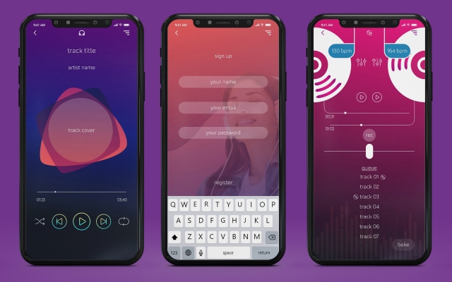 UI (رابط کاربری) اپلیکیشن موبایل شما رو طراحی کنم