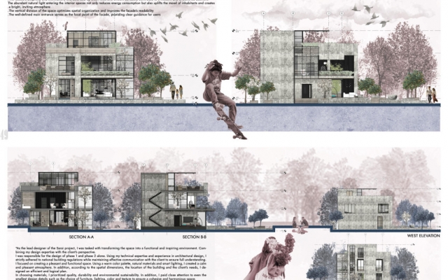 پلان، نما و دکوراسیون ویلاهای مدرن و مینیمال با جزئیات فنی برای شما ،طراحی کنم