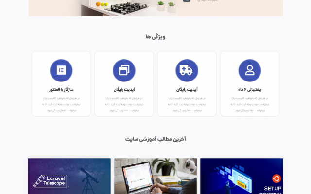 انواع وب سایت مدرنیزه و واکنش گرا رو برای شما خلق کنم.