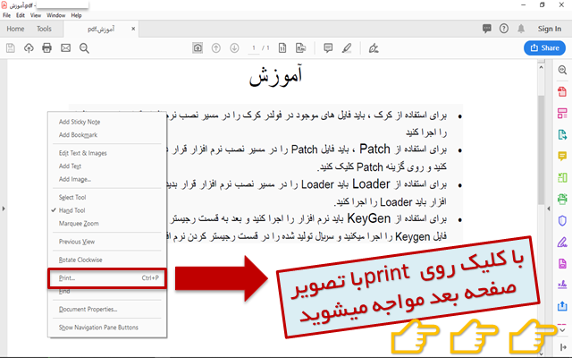 از انتشار فایل های pdf شما جلوگیری کنم و امنیت فایل شما را بالا ببرم...
