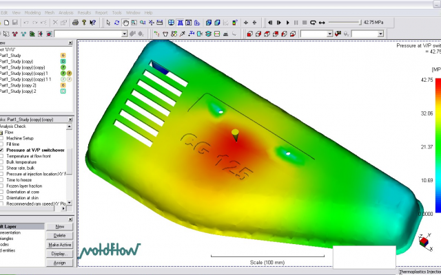 تحلیل های نرم افزارهای Abaqus و Moldflow رو براتون انجام بدم.