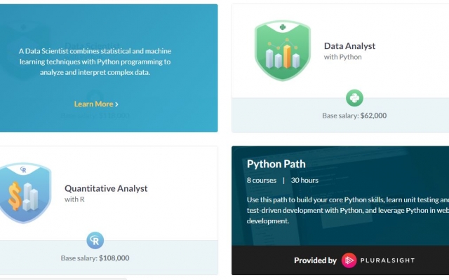 اشتراک دو ماهه سایت datacamp.com (مرجع یادگیری دیتا ساینس) رو بهتون بدم