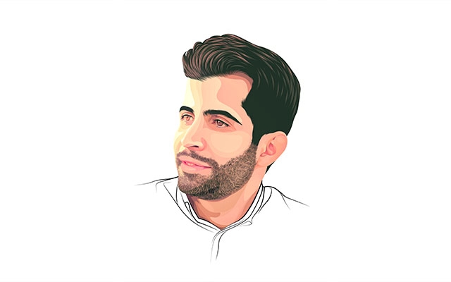طراحی چهره یا عکس شما رو به صورت وکتور-بیس (Vector-Base) انجام بدم.