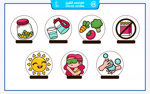 آیکون و پیکتوگرام خلاقانه و جذاب طراحی کنم