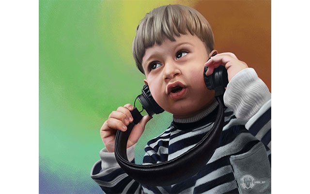 نقاشی پرتره به سبک دیجیتال انجام بدم