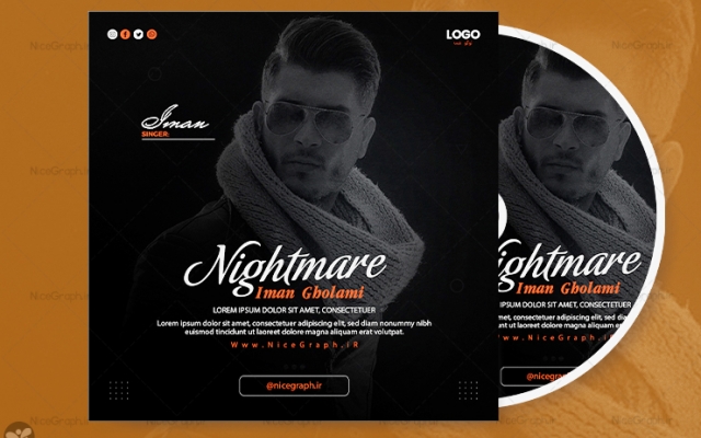 کاور موزیک خلاقانه طراحی کنم.