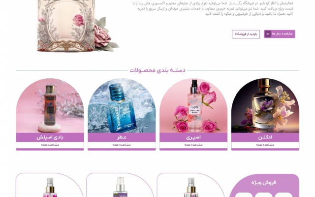 سایت مورد نظرتون رو طراحی کنم