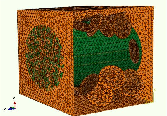 با کدی که با پایتون نوشتم، ذرات دلخواه شما رو در فضای معین به شکل راندوم پخش کنم