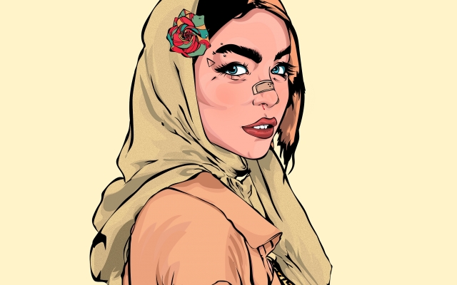 عکس شما را به صورت کارتونی از طریق گرافیک وکتوری طراحی کنم.