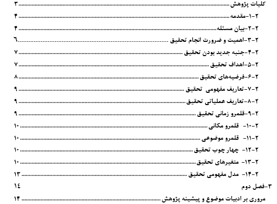 فهرست لینک دار برای مقاله های شما درست کنم. همراه با سرفصل های شماره دار