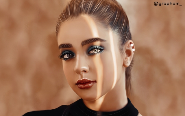 عکس شما رو بصورت نقاشی دیجیتال یا وکتور آرت طراحی کنم