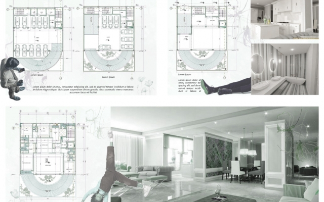 طراحی پلان نما و دکوراسیون آپارتمان‌های مسکونی خاص ومدرن را با دقت فنی ارائه دهم