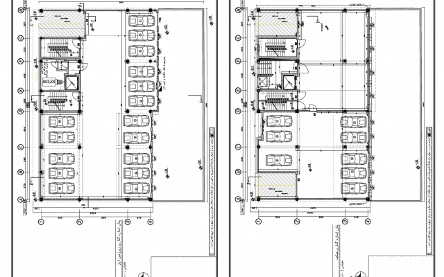 پلان کامل معماری (فاز ۱ و ۲) را با دقت در Revit طراحی کنم.