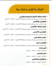 تولید محتوا یونیک و سئو شده فارسی یا انگلیسی انجام بدم