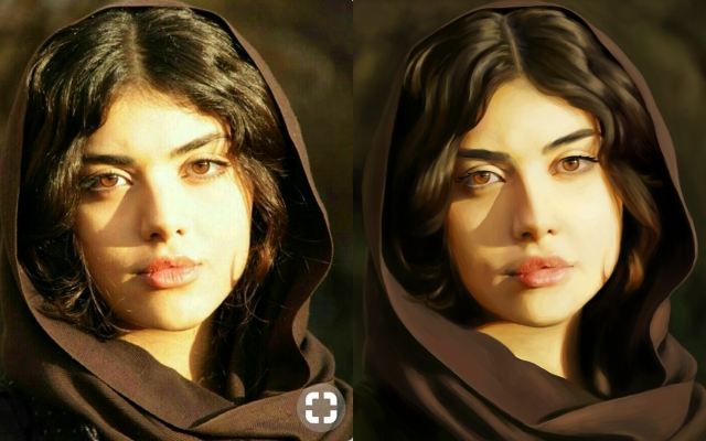 از چهره شما نقاشی دیجیتال انجام بدم