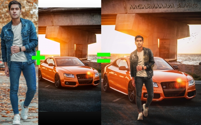 پس زمینه عکس شما رو عوض کنم و ترکیب تصویر انجام بدم (فتومونتاژ)
