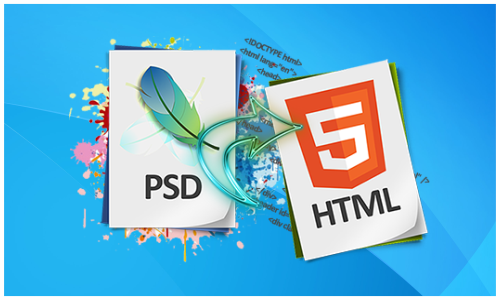 فایل psd شما رو به صفحه وب با فرمت html , css , javascript تبدیل کنم