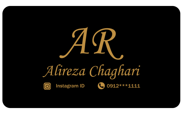طراحی کارت ویزیت انجام بدم