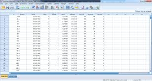با برنامه spss ورود داده و خروجی از آن را انجام بدهم