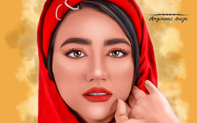 عکس شما رو به صورت دیجیتالی نقاشی کنم