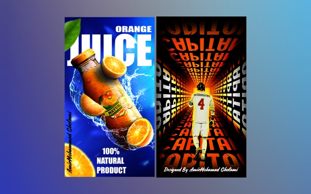 بنر و پوستر طراحی کنم.