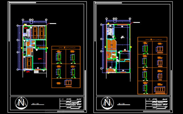 انواع نقشه های معماری فاز 1 و فاز 2 رو با اتوکد طراحی و ترسیم کنم.