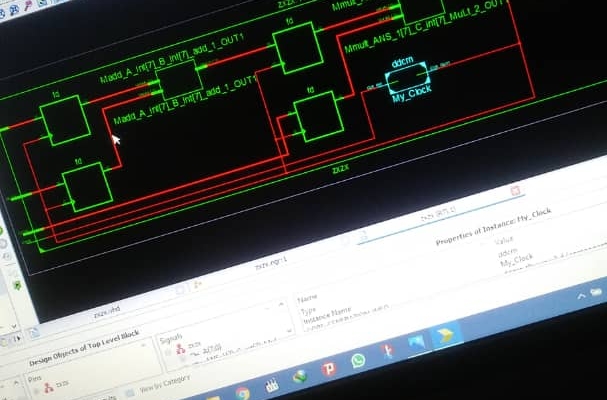توصیف سخت افزار با زبان های VHDL و Verilog انجام بدم