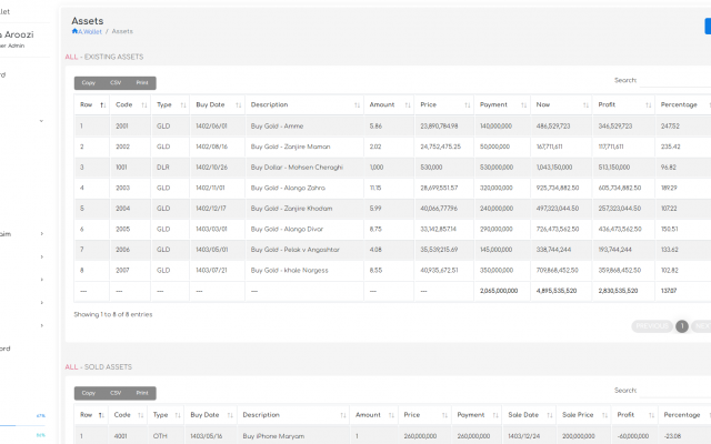 سامانه حسابداری و CRM اختصاصی اجرا کنم