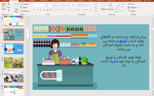 پاورپوینت برای ارائه شما طراحی کنم