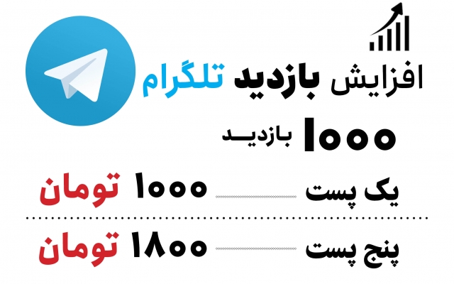 افزایش بازدید (سین) پست‌های کانال‌های طلگرام انجام بدم