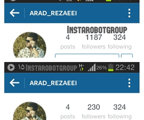ربات اینستاگرام در اختیارتون بزارم