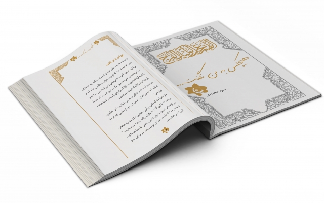 طراحی جلد و صفحه‌آرای کتاب انجام بدم.