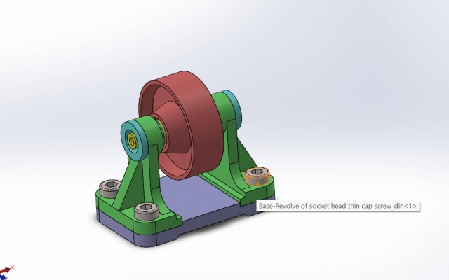 با نرم افزار solidworks مدل سازی های سه بعدی'طراحی مجموعه های مکانیکی انجام دهم.