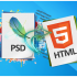 فایل psd شما رو به صفحه وب با فرمت html , css , javascript تبدیل کنم