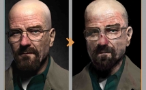 چهره-صورت-اصولی-نقاشی-دیجیتال-تبدیل