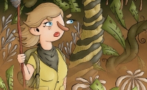 تصویرسازی-طراحی-کاراکتر-کتاب-فضای-مجازی