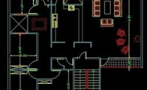 پلان-دستی-محیط-اتوکد-رسم