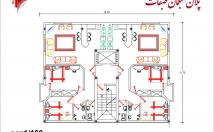 طراحی-ترسیم-نقشه-ساختمان-نما-اتوکد-رویت-بصورت-D-D