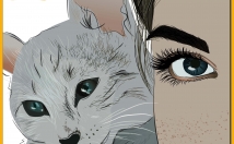 عکس-چهره-شمارو-نقاشی-دیجیتال-هردو-مدل-مینیمال-رئال-تبدیل